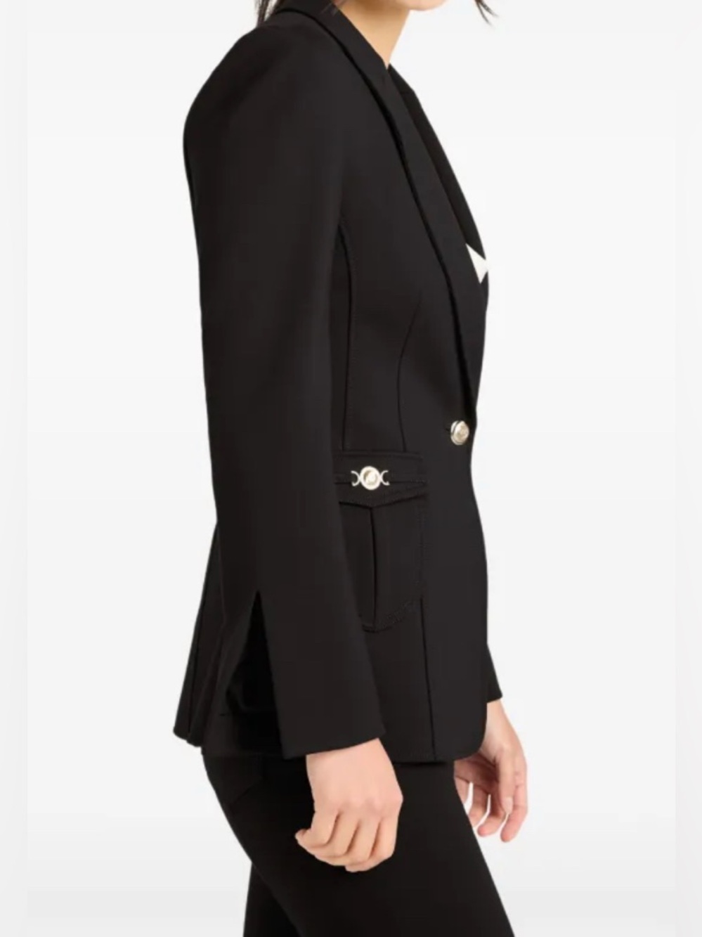 Cinq à Sept Sable Blazer Black Sz 6 NWT $445 - Picture 3 of 13